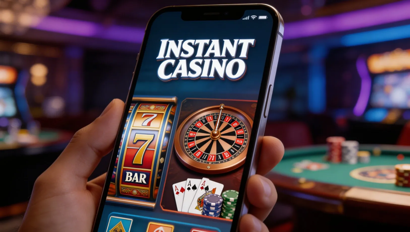 Casino Instant mobile: jogue sem baixar em Android e iOS